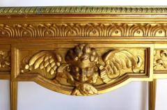 18th Century French Louis XVI Giltwood Console Table with Inset Onyx Top - 3507645