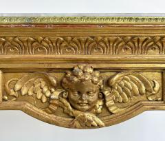 18th Century French Louis XVI Giltwood Console Table with Inset Onyx Top - 4571862