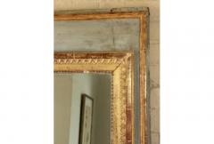 18th Century French Louis XVI Period Parcel Gilt Bastide Trumeau Mirror - 631436