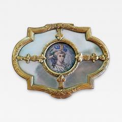 18th Century French Louis XVI Ring Box with Miniature Portrait of Lady - 4751601