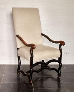 18th Century French Os de Mouton Armchair - 3664636