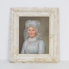 18th Century French Pastel Portrait of a Young Woman - 4108382