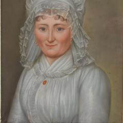 18th Century French Pastel Portrait of a Young Woman - 4108486