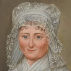 18th Century French Pastel Portrait of a Young Woman - 4108491
