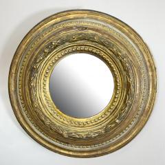 18th Century French Rococo Circular Gilt Gesso Mirror - 3191966