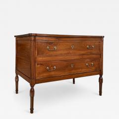 18th Century French Walnut Two Drawer Commode - 4426344
