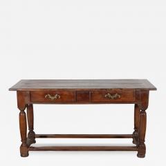 18th Century Fruitwood Console Table with Two Drawers - 4369129