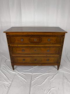 18th Century Fruitwood Italian Commode with Walnut Inlay - 4054805