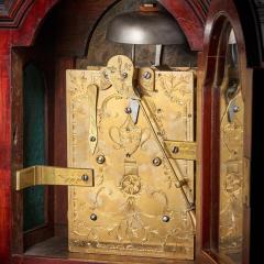 18th Century George III Figured Mahogany Three Pad Striking Bracket Clock - 3123612