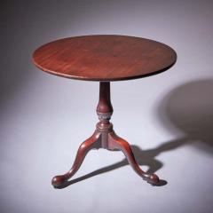 18th Century George III Mahogany Tripod Table Circa 1770  - 3447769