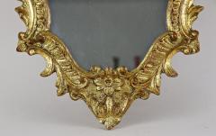 18th Century Gilt Baroque Mirror With Old Mirror Plate Handcarved IT ca 1790 - 3782480