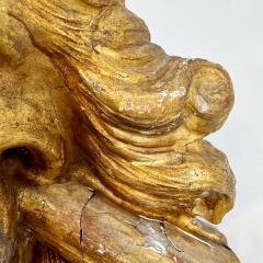 18th Century Giltwood Lion Head Decorative Element - 3892297