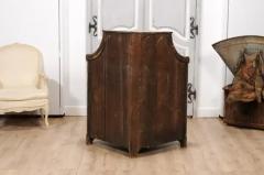 18th Century Gustavian Period Swedish Painted Corner Buffet with Reeded Doors - 3564693