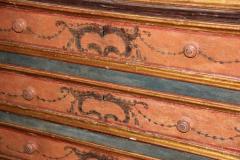 18th Century Hand Painted Polychrome and Parcel Gilt Canterano Commode - 3501135