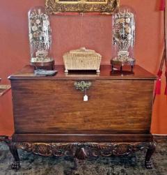 18th Century Irish George II Mahogany Silver Chest - 1694715