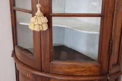 18th Century Italian Antique Corner Cupboard or Corner Cabinet in Poplar Wood - 2206079