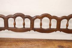 18th Century Italian Antique Louis XV Bench in Solid Walnut Wood - 3962374