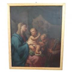 18th Century Italian Antique Oil on Canvas Painting Religious Subject - 2674875