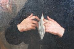 18th Century Italian Antique Oil on Canvas Painting Saint Francesco Saverio - 2517074