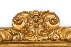 18th Century Italian Baroque Antique Carved Giltwood Wall Mirror - 4502855
