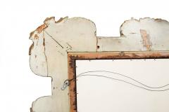 18th Century Italian Baroque Antique Carved Giltwood Wall Mirror - 4502860