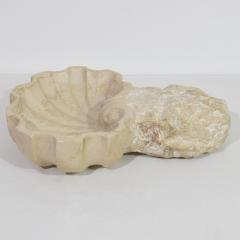 18th Century Italian Baroque Hand carved Limestone Holy Water Font or Stoup - 4108934
