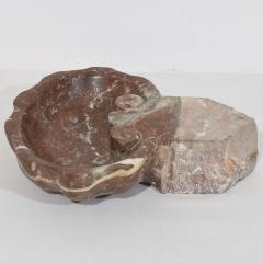 18th Century Italian Baroque Red Marble Holy Water Font or Stoup - 4109074