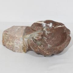 18th Century Italian Baroque Red Marble Holy Water Font or Stoup - 4109077