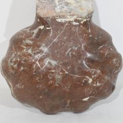 18th Century Italian Baroque Red Marble Holy Water Font or Stoup - 4109081