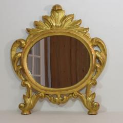 18th Century Italian Carved Giltwood Baroque Mirror - 4478434