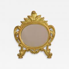 18th Century Italian Carved Giltwood Baroque Mirror - 4483885
