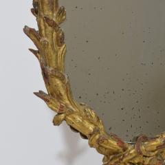 18th Century Italian Carved Giltwood Baroque Standing Mirror - 4108481