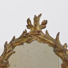 18th Century Italian Carved Giltwood Baroque Standing Mirror - 4108482