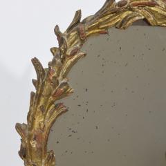 18th Century Italian Carved Giltwood Baroque Standing Mirror - 4108483