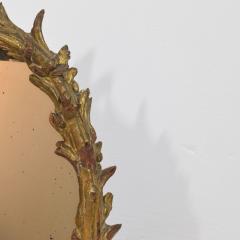 18th Century Italian Carved Giltwood Baroque Standing Mirror - 4108484