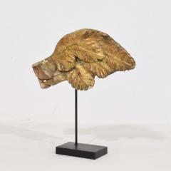 18th Century Italian Carved Giltwood Wing of a Baroque Angel - 4120903