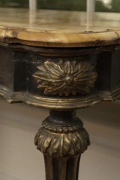 18th Century Italian Console Table Ebonized and Parcel Gilt - 3762696