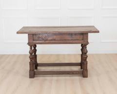 18th Century Italian Elm Console Table - 4743873