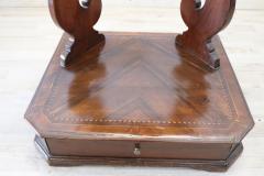 18th Century Italian Inlaid Walnut Antique Kneeler - 2670239