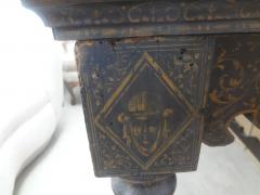18th Century Italian Louis XIV Ebonized Center Table - 4265375