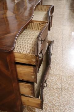 18th Century Italian Louis XV Walnut Antique Chest of Drawers Restored - 4143189
