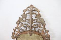 18th Century Italian Louis XVI Carved Wood and Mecca Antique Wall Mirror - 3122166