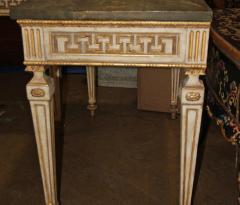 18th Century Italian Louis XVI Polychrome and Parcel Gilt Console Tables - 3656491