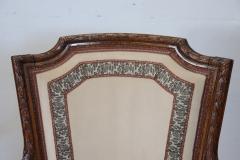 18th Century Italian Louis XVI Solid Carved Walnut Armchair - 3376589