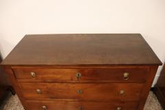 18th Century Italian Louis XVI Solid Walnut Antique Chest of Drawers Restored - 4194898