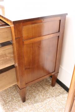 18th Century Italian Louis XVI Solid Walnut Antique Chest of Drawers Restored - 4194903