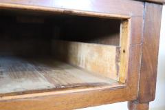 18th Century Italian Louis XVI Solid Walnut Wood Antique Writing Desk - 3376627