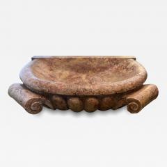 18th Century Italian Marble Bowl Or Holy Water Font - 4379311