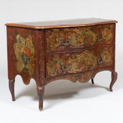 18th Century Italian Painted Bombe Commode ca 1770 - 3987796