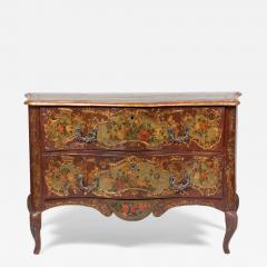 18th Century Italian Painted Bombe Commode ca 1770 - 3988952